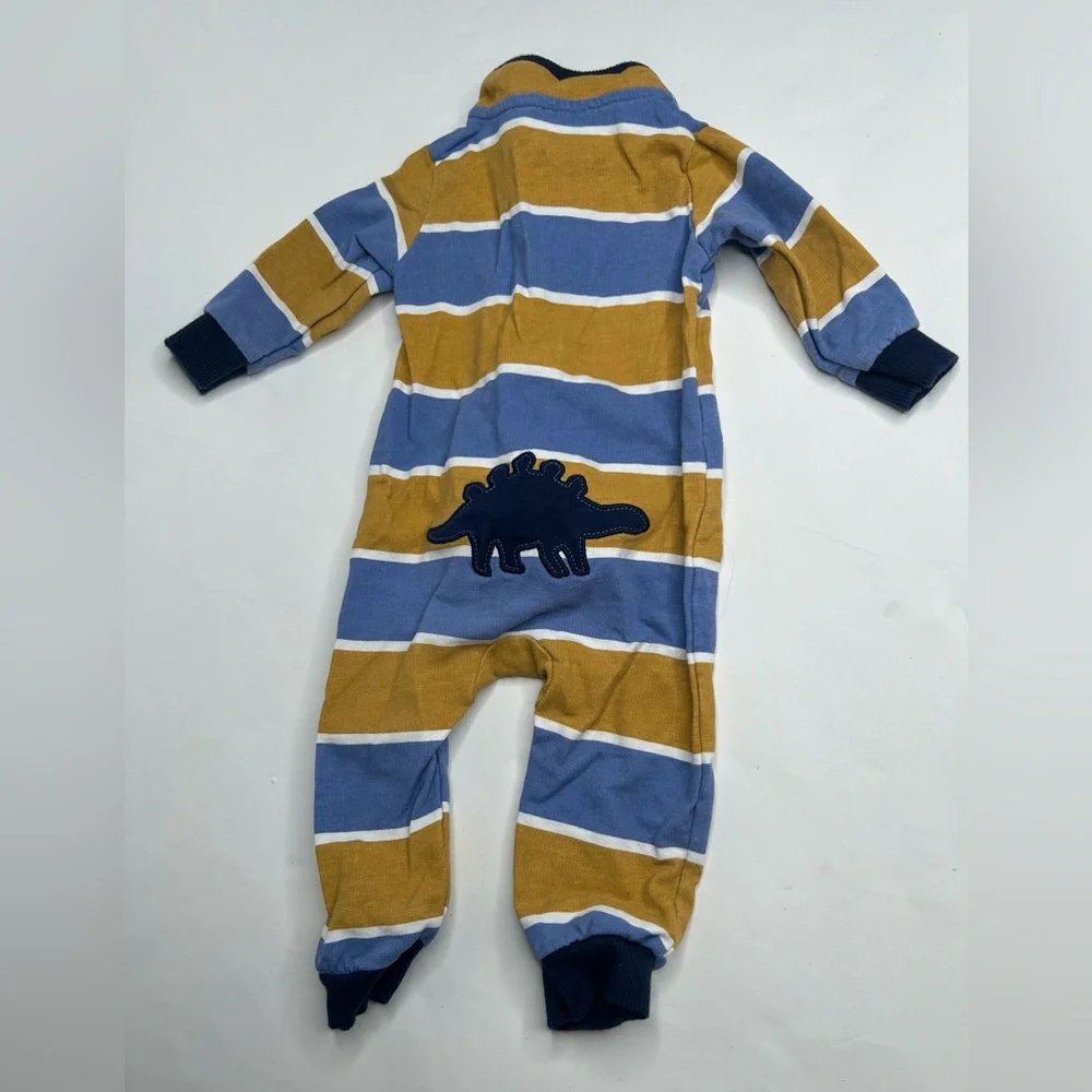 Carter’s Baby Boy Striped French Terry Jumpsuit 9M
